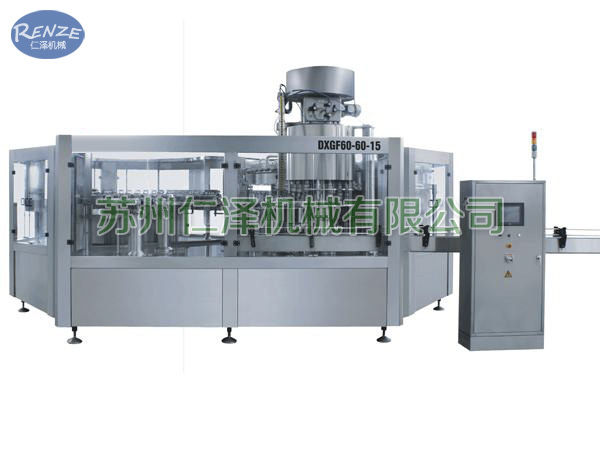 22000，24000瓶/時 沖瓶灌裝旋蓋三合一機組